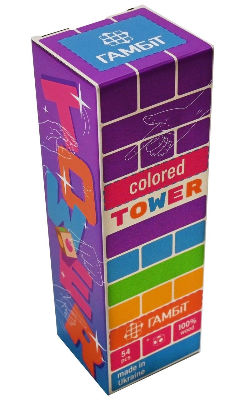 Настольная игра "Гамбіт Дженга Кольорова" (2919877031)