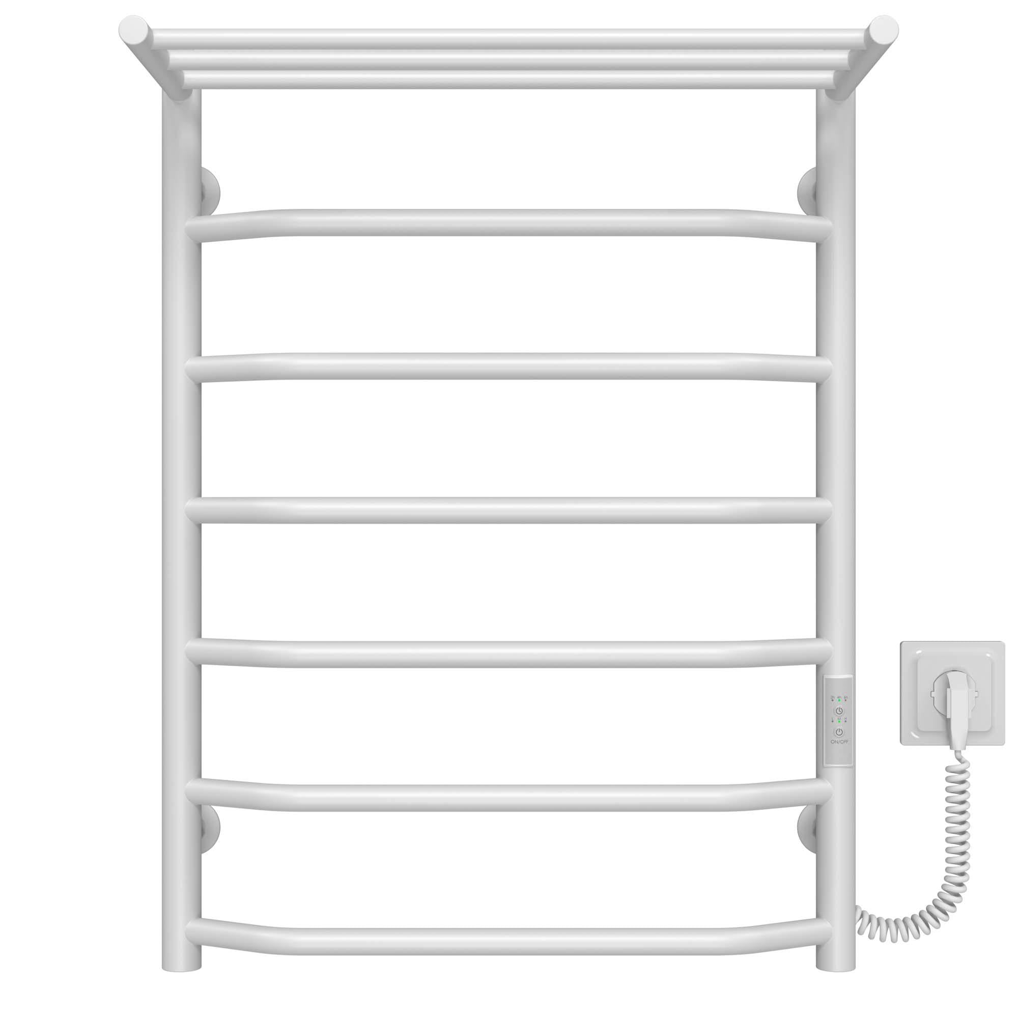 Полотенцесушитель электрический Deffi Трапеция П7 WD03 правое подключение нержавеющая сталь 500x700 мм Белый (C.TP.70.50.7.EWR3)