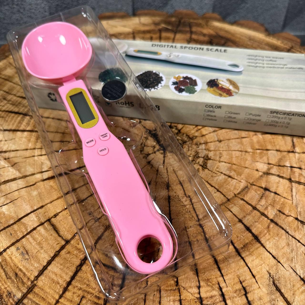 Ложка електронна мірна кухонна с дисплеєм Рожевий - фото 2 Ложка електронна мірна кухонна с дисплеєм Рожевий - фото 2
