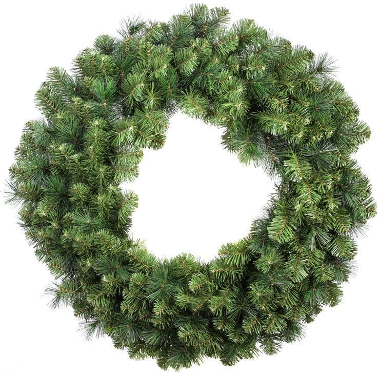 Венок из искусственной хвои 220 ветки 75 см