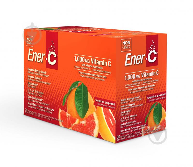 Витаминный напиток Ener-C для повышения иммунитета мандарин и грейпфрут Vitamin C 30 пакетиков (EC04)
