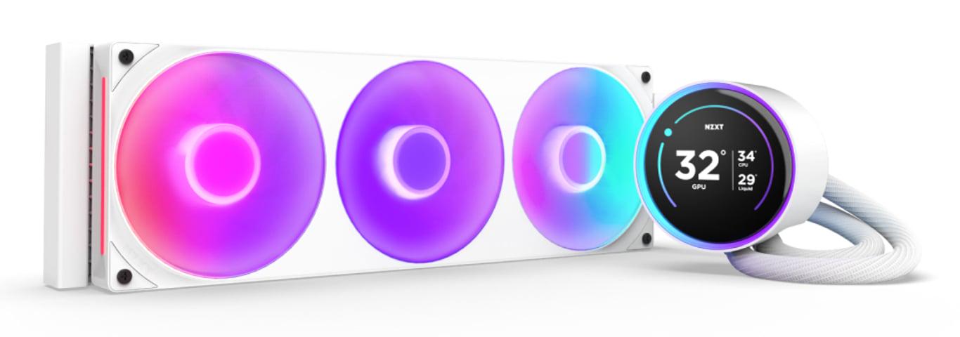 Водяне охолодження Nzxt Kraken Elite 360 RGB White (RL-KR36E-W2)