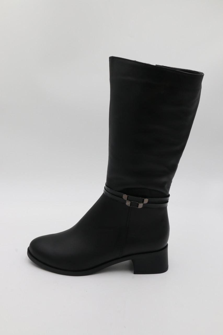 Сапоги женские зимние Starmani кожаные р. 40 Черный (3003 к)