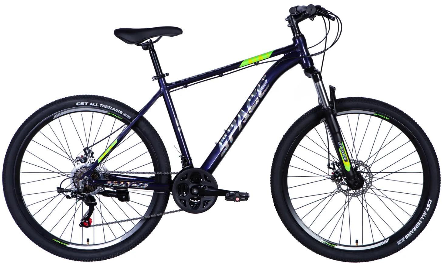 Велосипед алюминий Space PHAETON 039 AM DD 2024 29" 20" Сине-зеленый