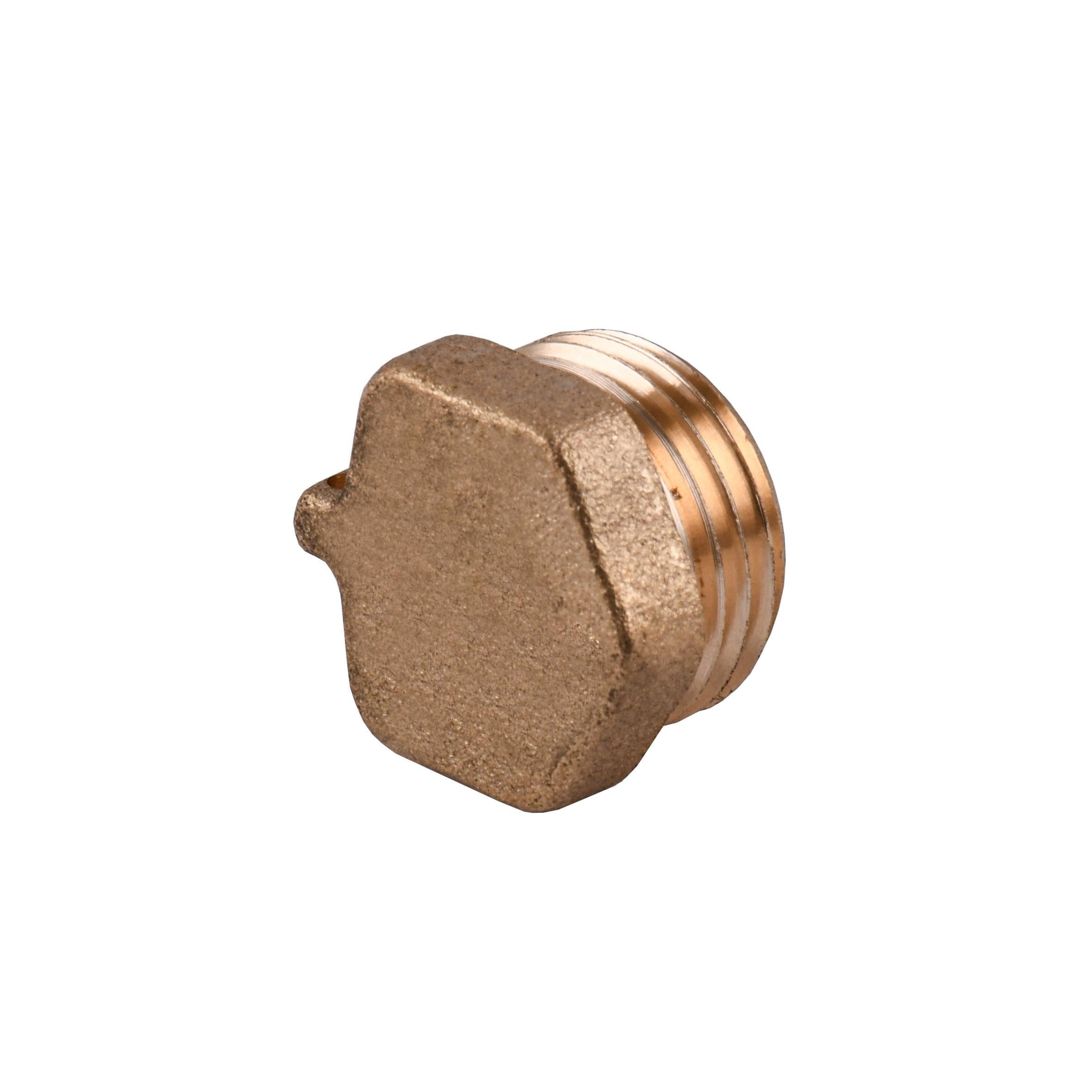 Заглушка Optimum 1/2"З латунна під пломбу LC302P (000030960)