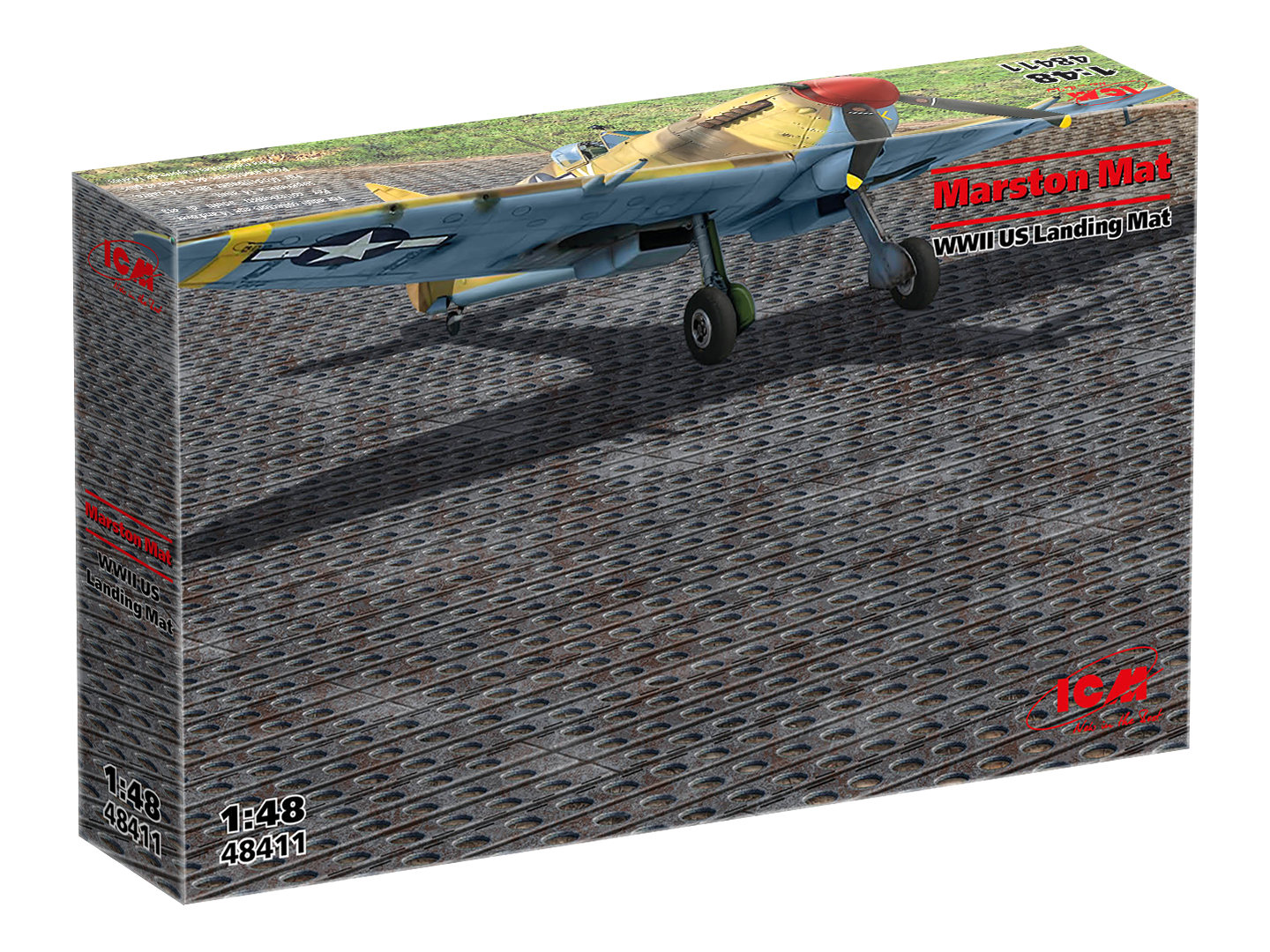 Збірна модель ICM Marston Mat Аеродромне покриття США 2 СВ (48411)