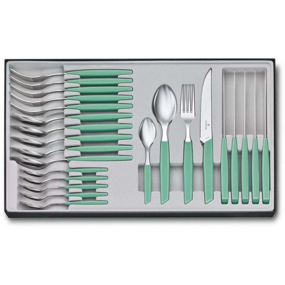 Набор кухонный Victorinox Swiss Modern Table Set 24 шт. Мятный (58-79-Vx69096.12W41.24)