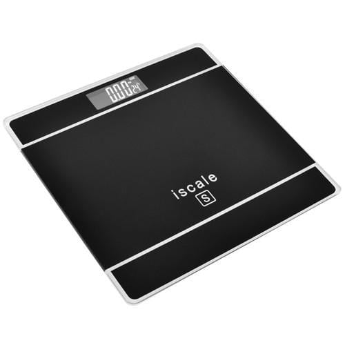 Весы напольные ISCALE S со стеклянной платформой и датчиком температуры до 180 кг (1690404875)