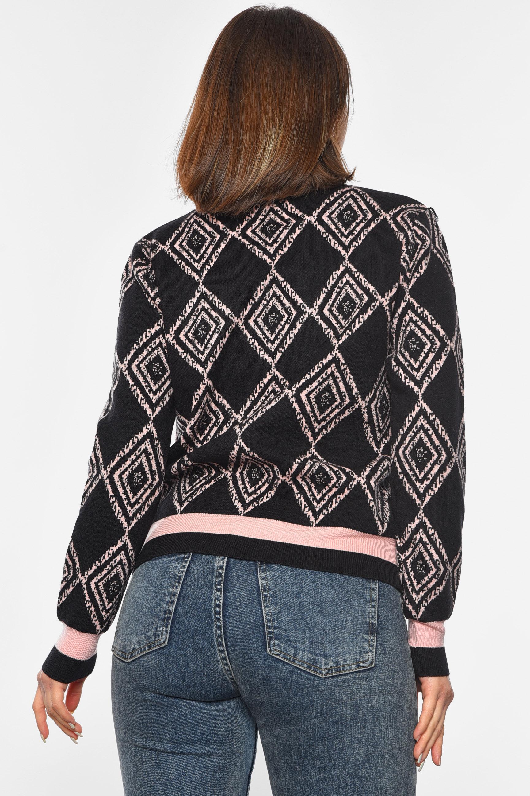 Светр жіночий S-M Чорний (192342) - фото 3 Светр жіночий S-M Чорний (192342) - фото 3