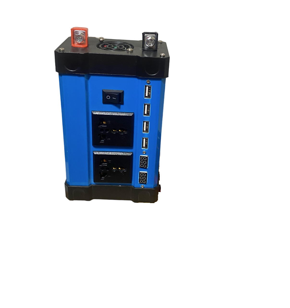 Автомобільний інвертор 1500W 12V-220V USB з табло (ИН15)