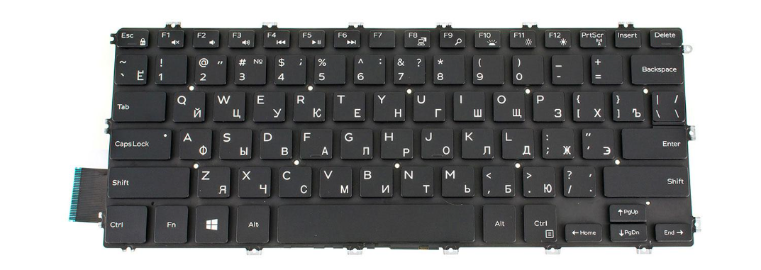 Клавиатура для ноутбука Inspiron 5481 с подсветкой клавиш (123063)