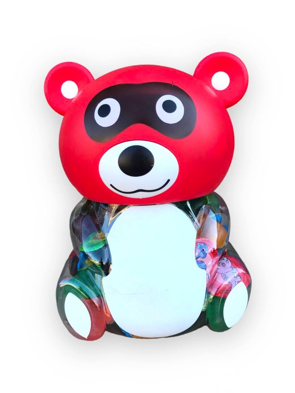 Желе фруктовое в банке-копилка Akbulak Fruit Jelly Медведь 100 шт. Красный (00000005014)