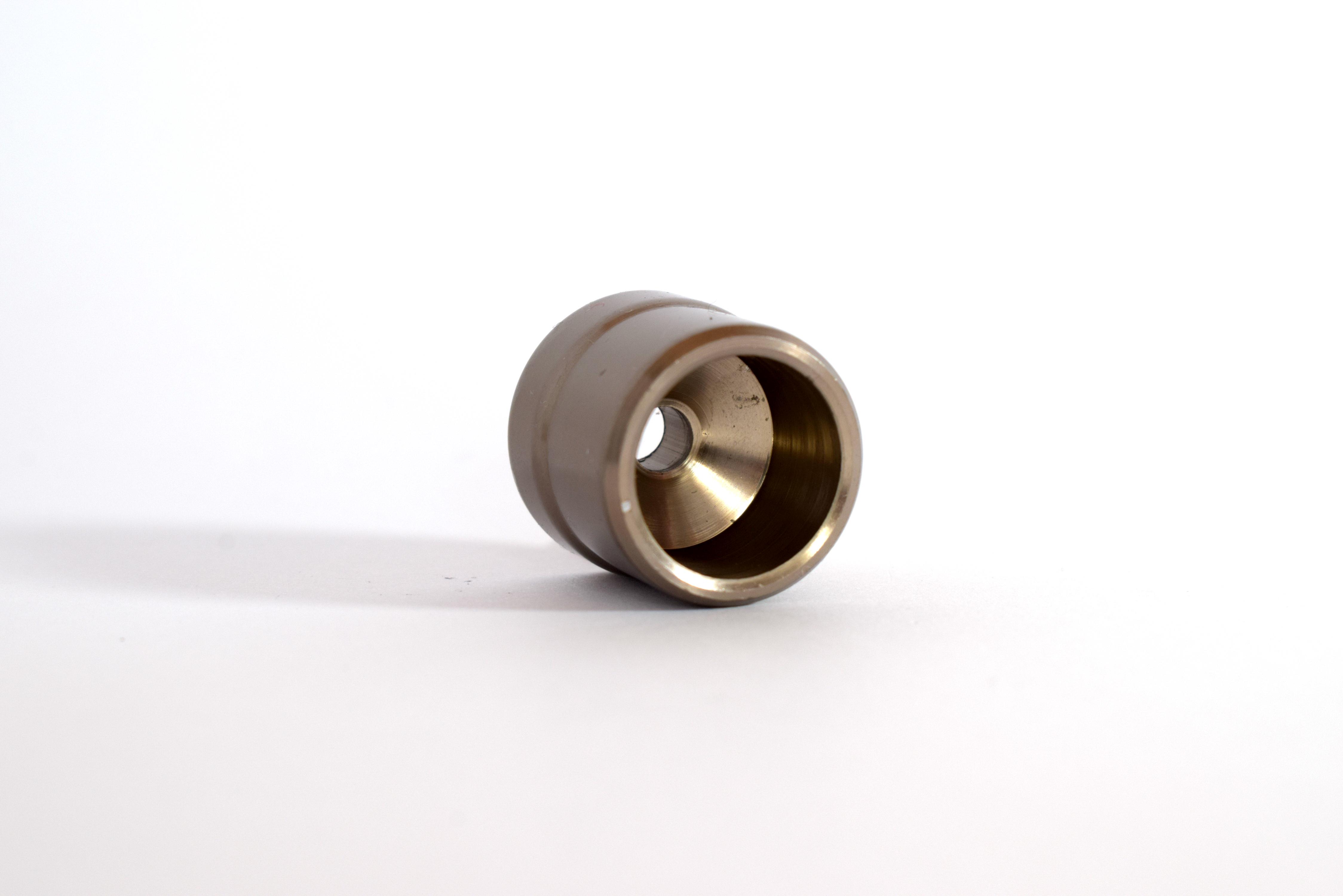 Фланець леєра до алюмінієвих поручнів тип коло Шампань (10711ш)