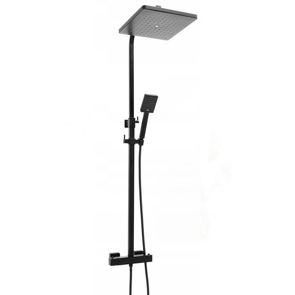 Душевая система с термостатом Yoka BP.CUBE THERM 30 BLK Черный (162511) Душевая система с термостатом Yoka BP.CUBE THERM 30 BLK Черный (162511)