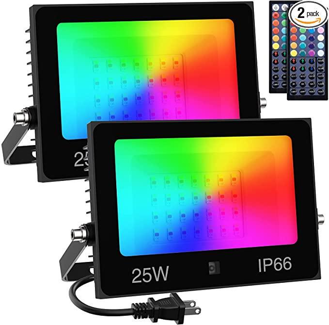 Прожектор Olafus RGB 25 Вт 16 миллионов цветов DIY (7329264) - фото 8