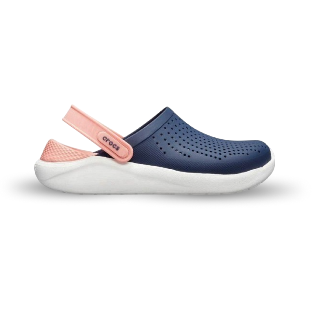 Сабо Crocs LiteRide™ Clog Navy/Melon M4-W6 р. 36 22,5-23,2 см Рожево-синій (32149375)