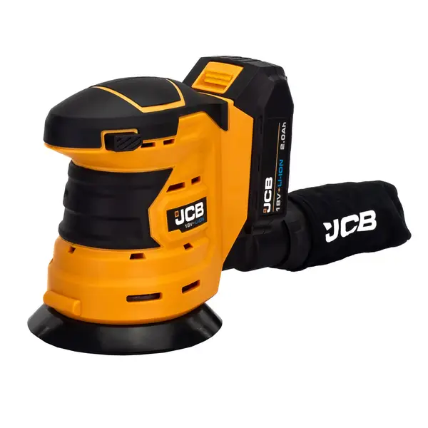Шліфувальна машина акумуляторна JCB (BAMFORD) Tools JCB-18OS-B-E ексцентрикова (17626928)