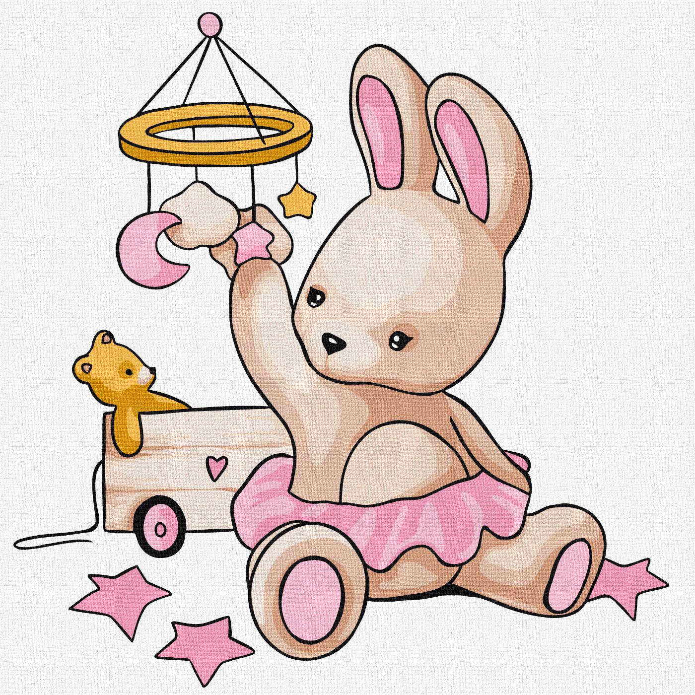 Картина по номерам Идейка Увлекательные игры 25x25 см (Id-KHO6118)