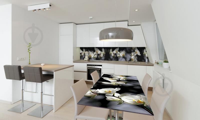 Наклейка вінілова на стіл Zatarga «Гілки Орхідей» 650х1200 мм Z180667/1st Наклейка вінілова на стіл Zatarga «Гілки Орхідей» 650х1200 мм Z180667/1st