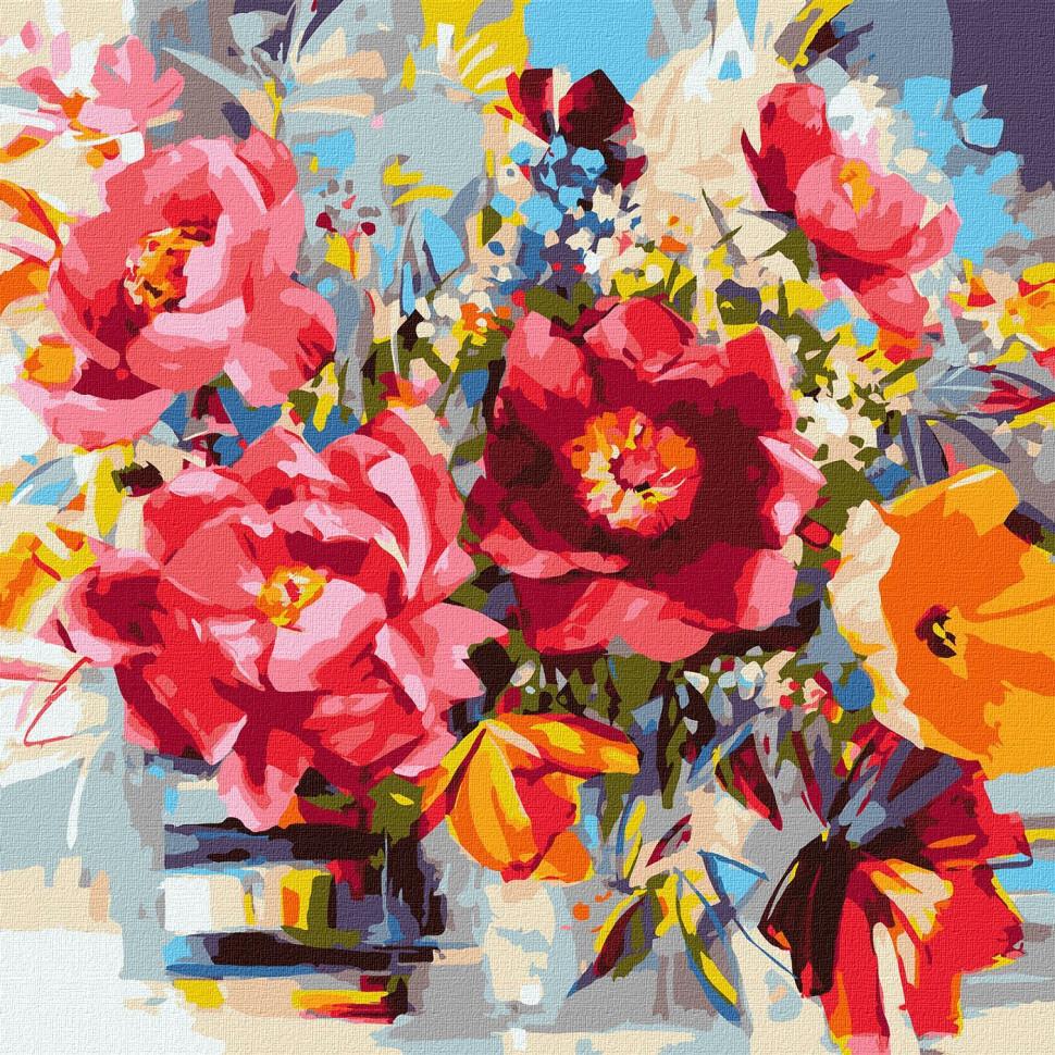 Картина по номерам Идейка Подарок полей 40x40 см (KHO3234)