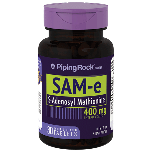Аденозилметионин S Piping Rock SAM-e 400 mg 30 Enteric Coated Tablets