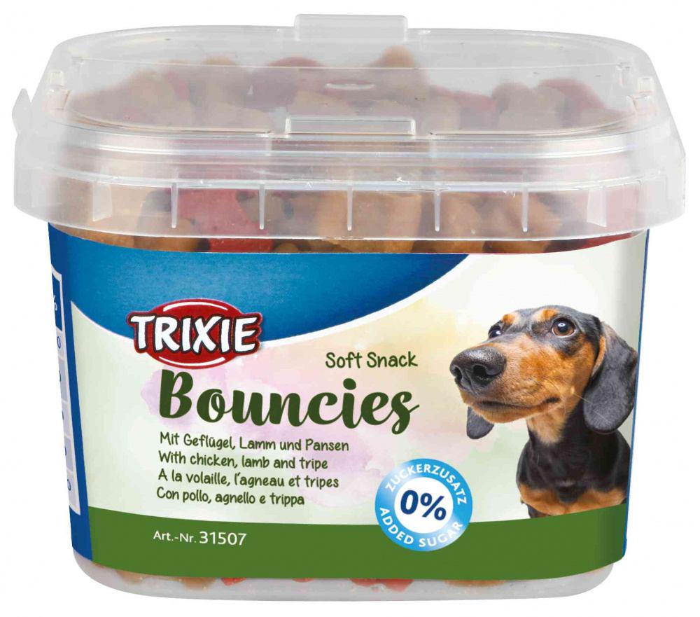 Ведро лакомств для собак Trixie Bouncies 140 г ягненок