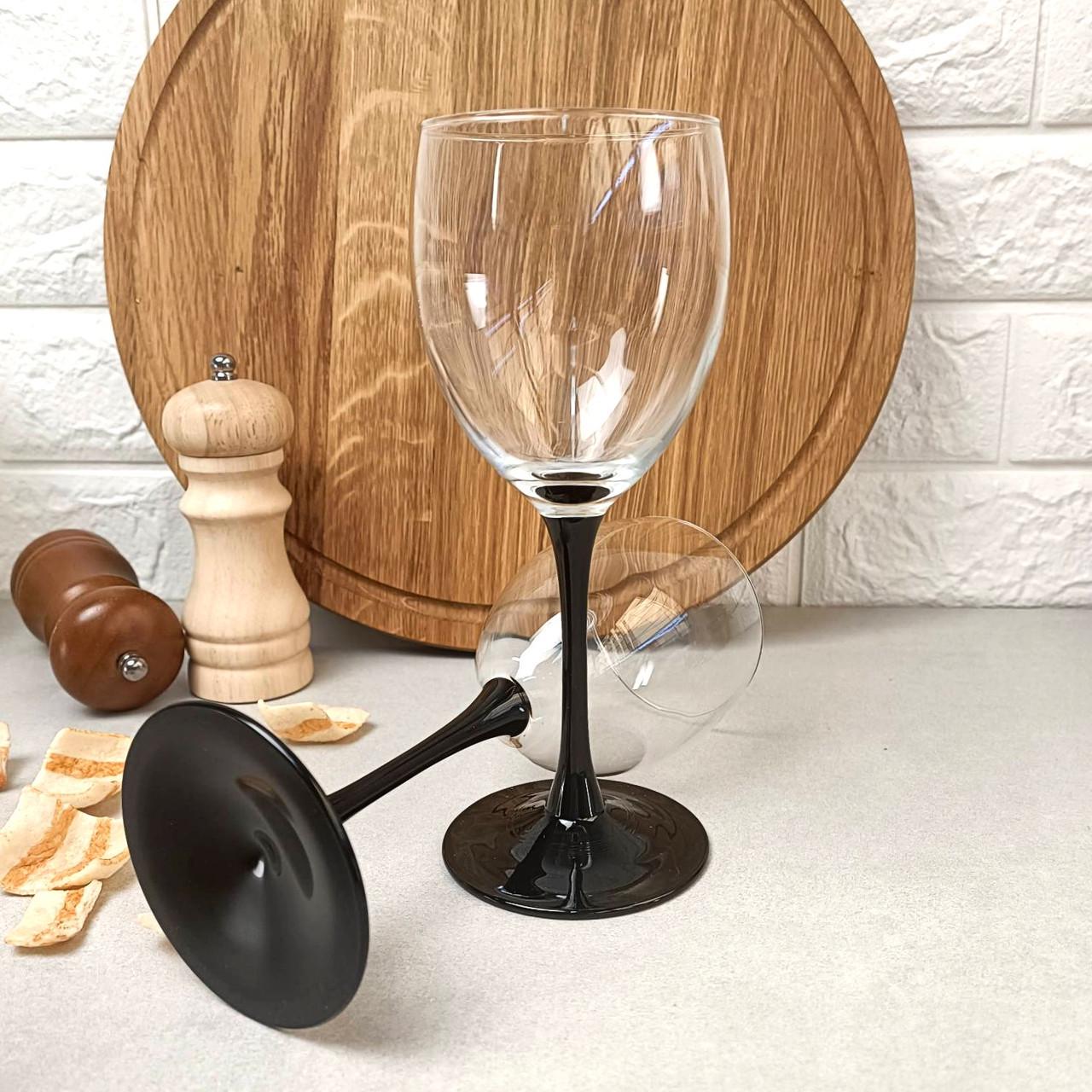 Набор бокалов для вина Luminarc Domino 350 мл 6 шт. (J0015) - фото 3 Набор бокалов для вина Luminarc Domino 350 мл 6 шт. (J0015) - фото 3