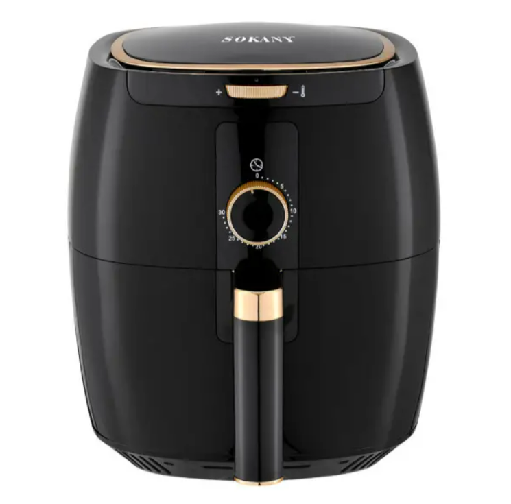 Аэрогриль Sokany SK-8027 с терморегулятором 6,5л Черный (SK8027) Аэрогриль Sokany SK-8027 с терморегулятором 6,5л Черный (SK8027)