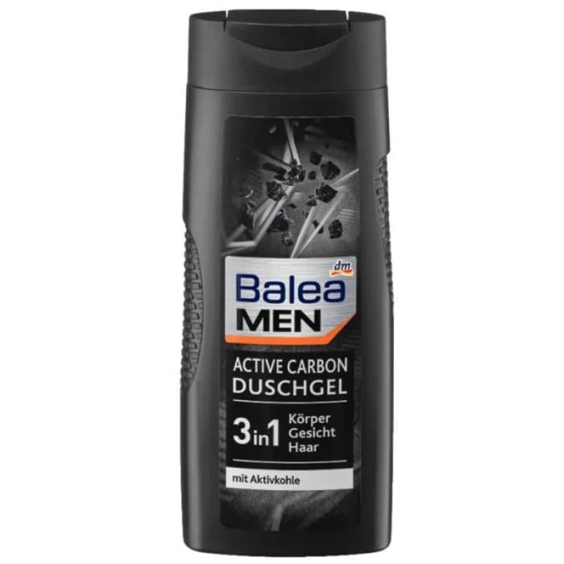 Гель для душа Balea Active Carbon Men с активным углем 300 мл (2498308967)