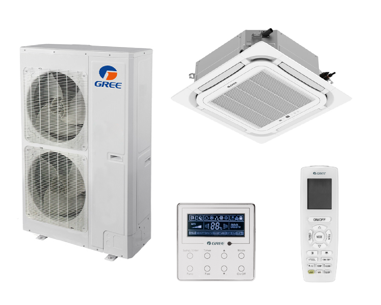 Кондиционер полупромышленный Gree U-MATCH GUD160T/AT/GUD160W/NhA-X