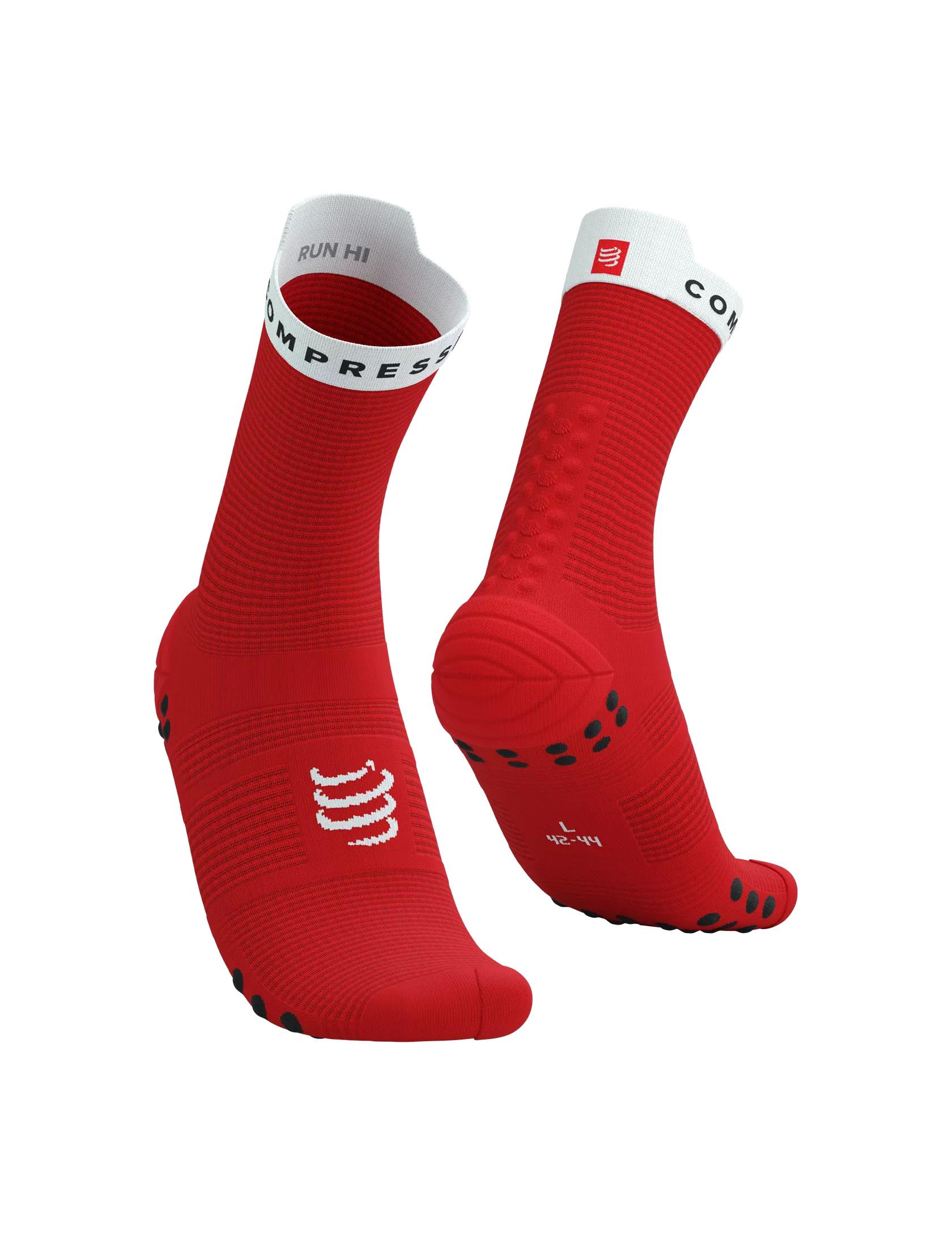 Шкарпетки Compressport Pro Racing Socks V4.0 Run high T1 Red/White (b804a66d)