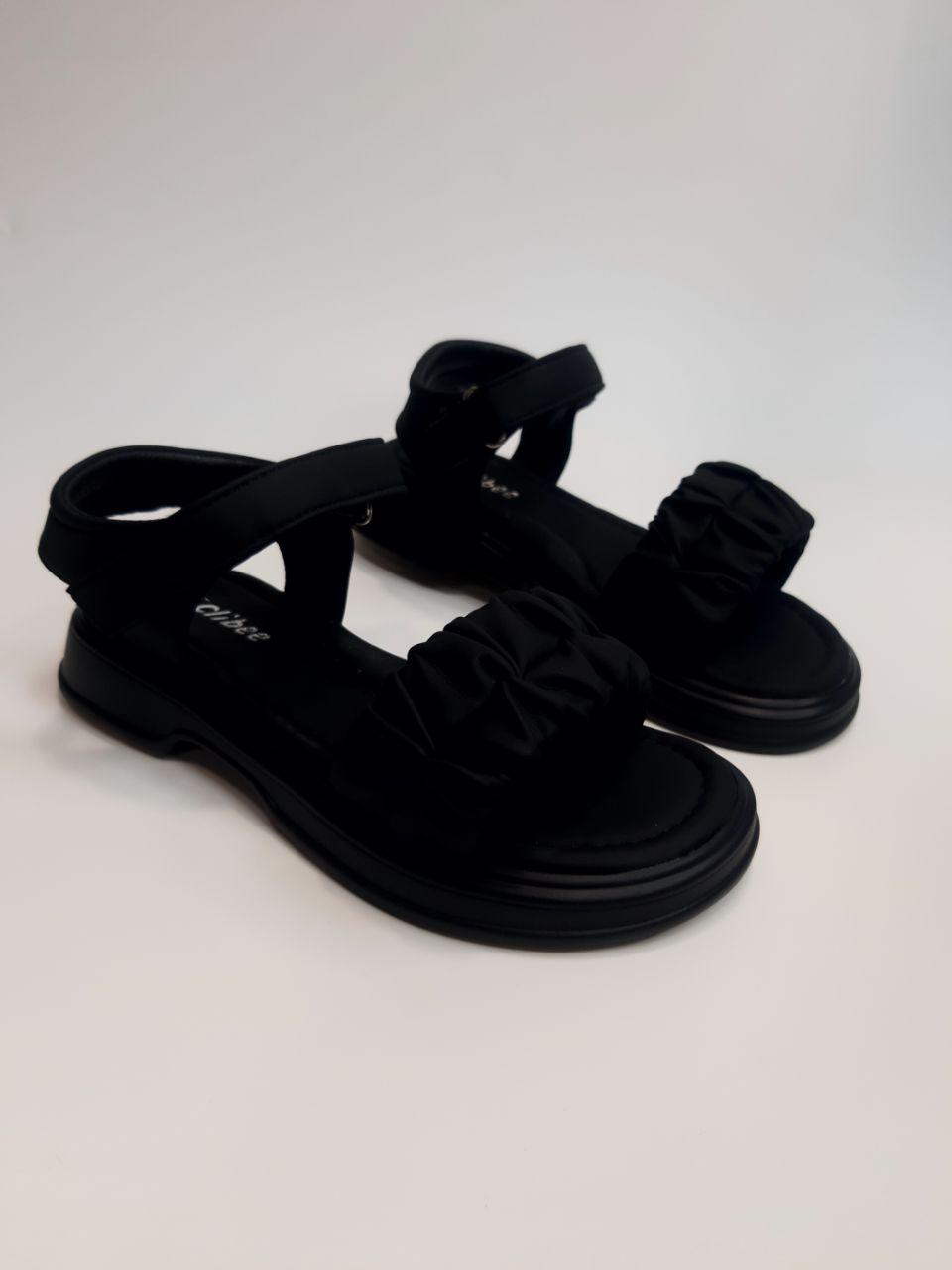 Босоножки для девочки Clibee р. 37 21,5 см Черный (304 black)