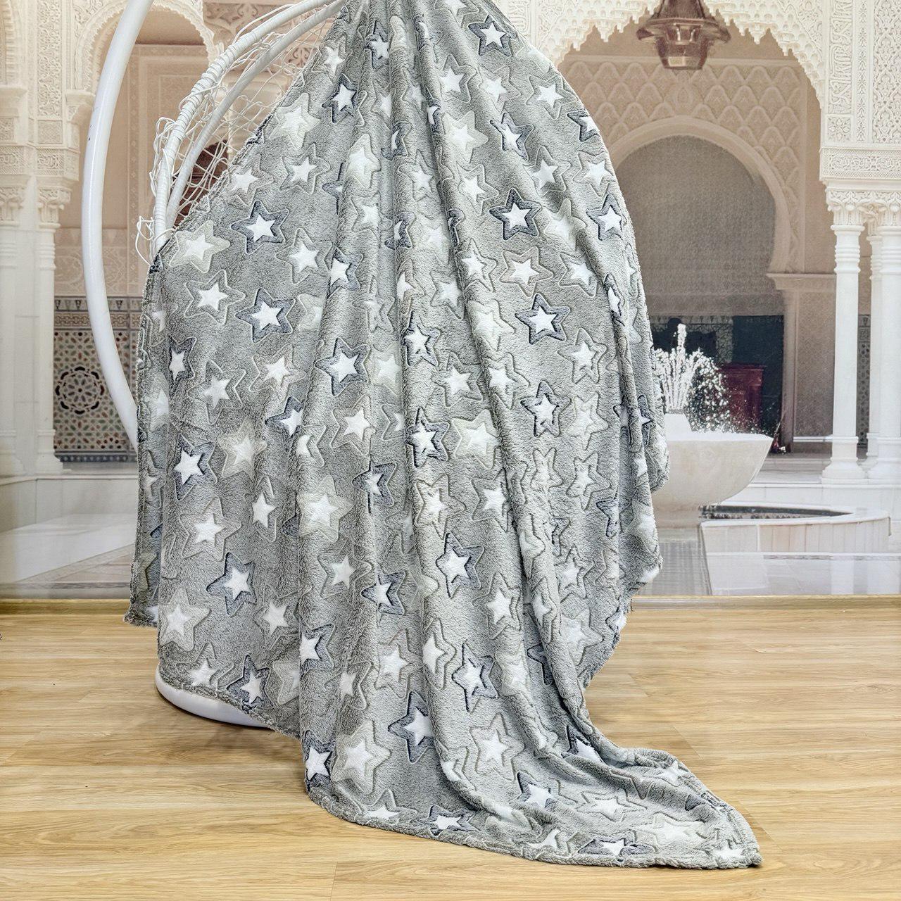 Плед-покрывало из микрофибры Koloco Снежок 180x200 см Разноцветный (07-2-10) Плед-покрывало из микрофибры Koloco Снежок 180x200 см Разноцветный (07-2-10)