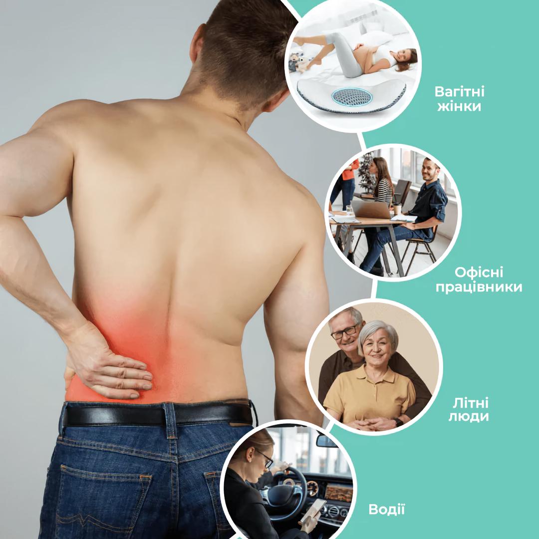 Подушка под поясницу и спину ортопедическая (2320) - фото 2 Подушка под поясницу и спину ортопедическая (2320) - фото 2