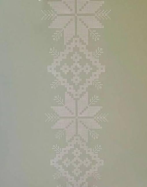 Трафарет DFA Вишиванка для стін та меблів під штукатурку та фарбу 0,3-1 мм (Z00024-d) - фото 2