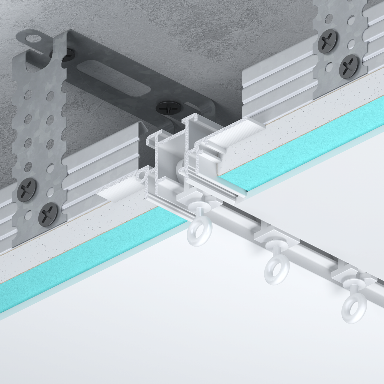 Карниз однорядный FSPRO алюминиевый 1 м Белый (F2.CR514W) Карниз однорядный FSPRO алюминиевый 1 м Белый (F2.CR514W)