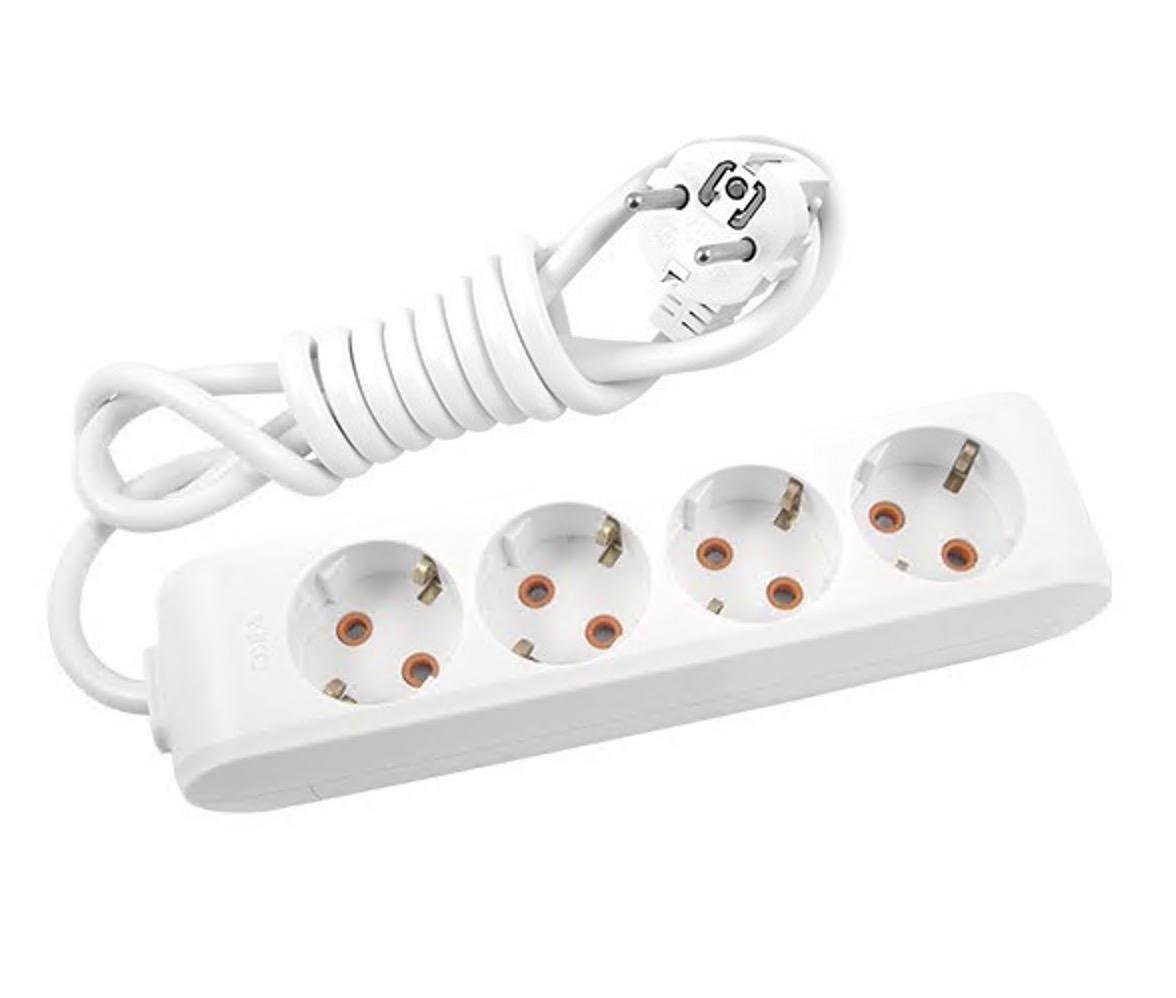 Подовжувач чотиримісний Viko Multi-Let з заземленням 5 м (27848345)