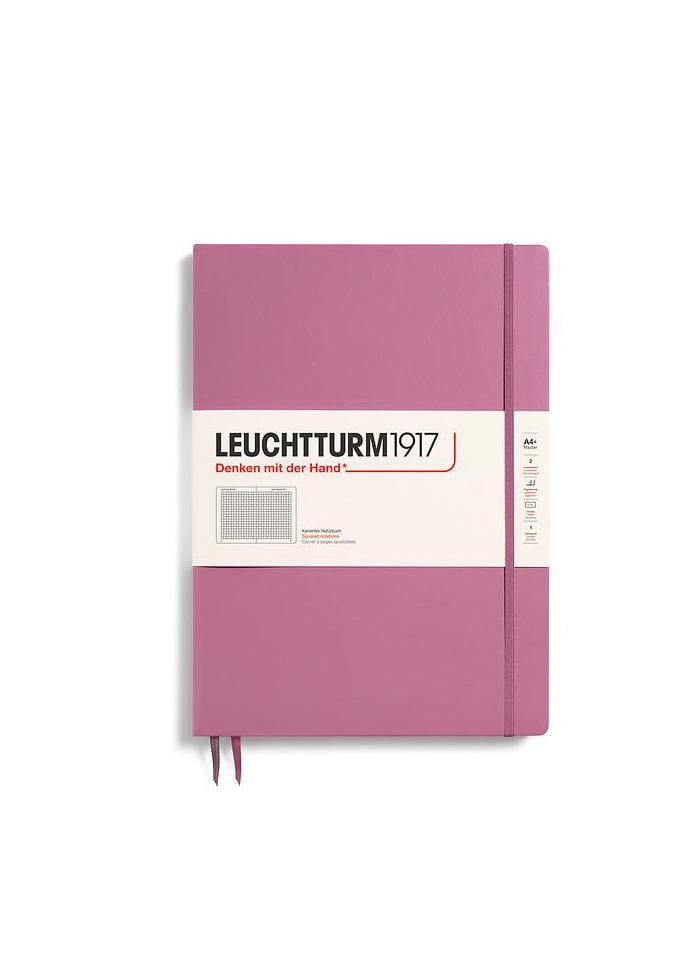 Блокнот Leuchtturm1917 Master Slim A4+ клітка Dusty Rose (372340) - фото 1 Блокнот Leuchtturm1917 Master Slim A4+ клітка Dusty Rose (372340) - фото 1