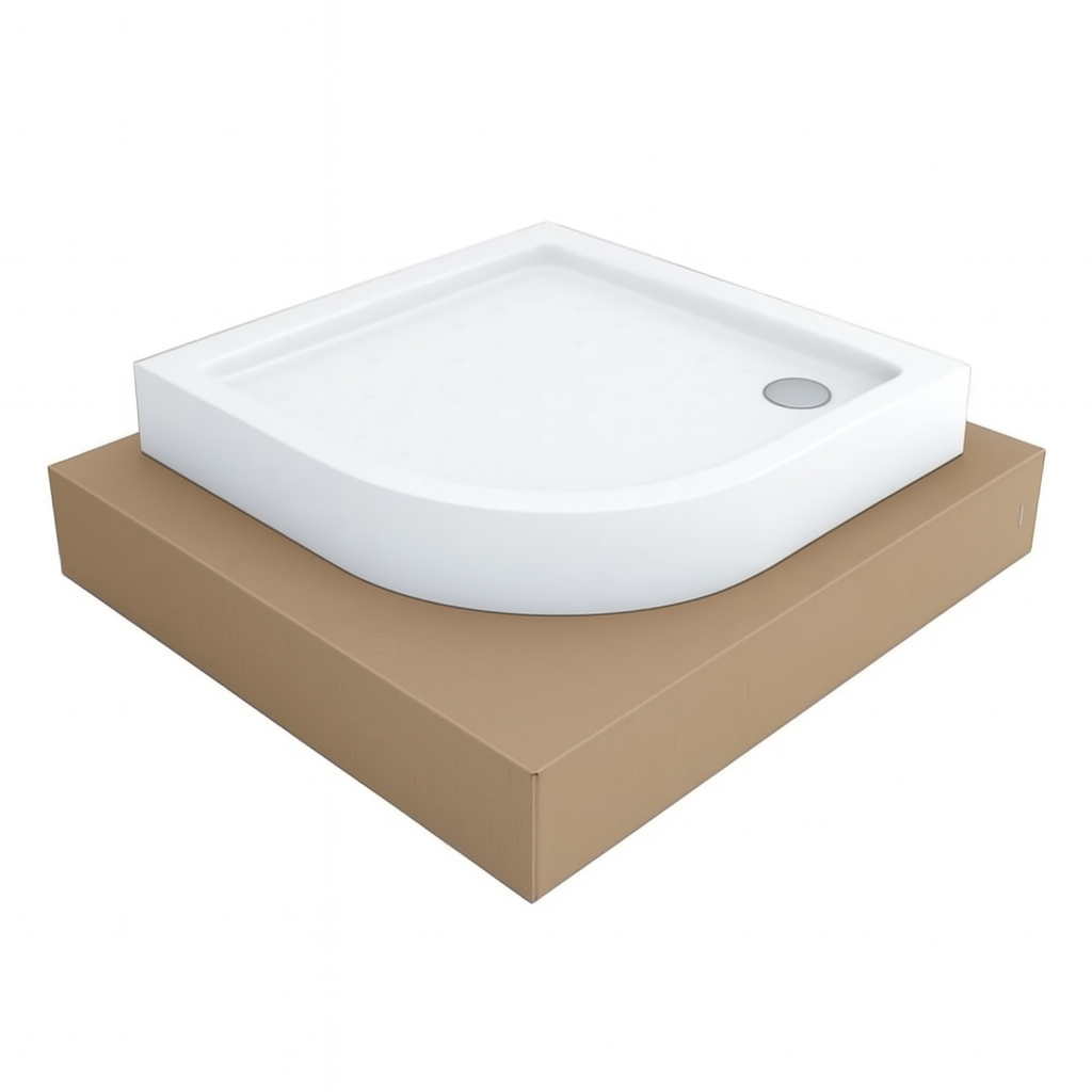 Душевой поддон Shower VIOLET полукруглый акриловый 90х90х18 см (C15187)