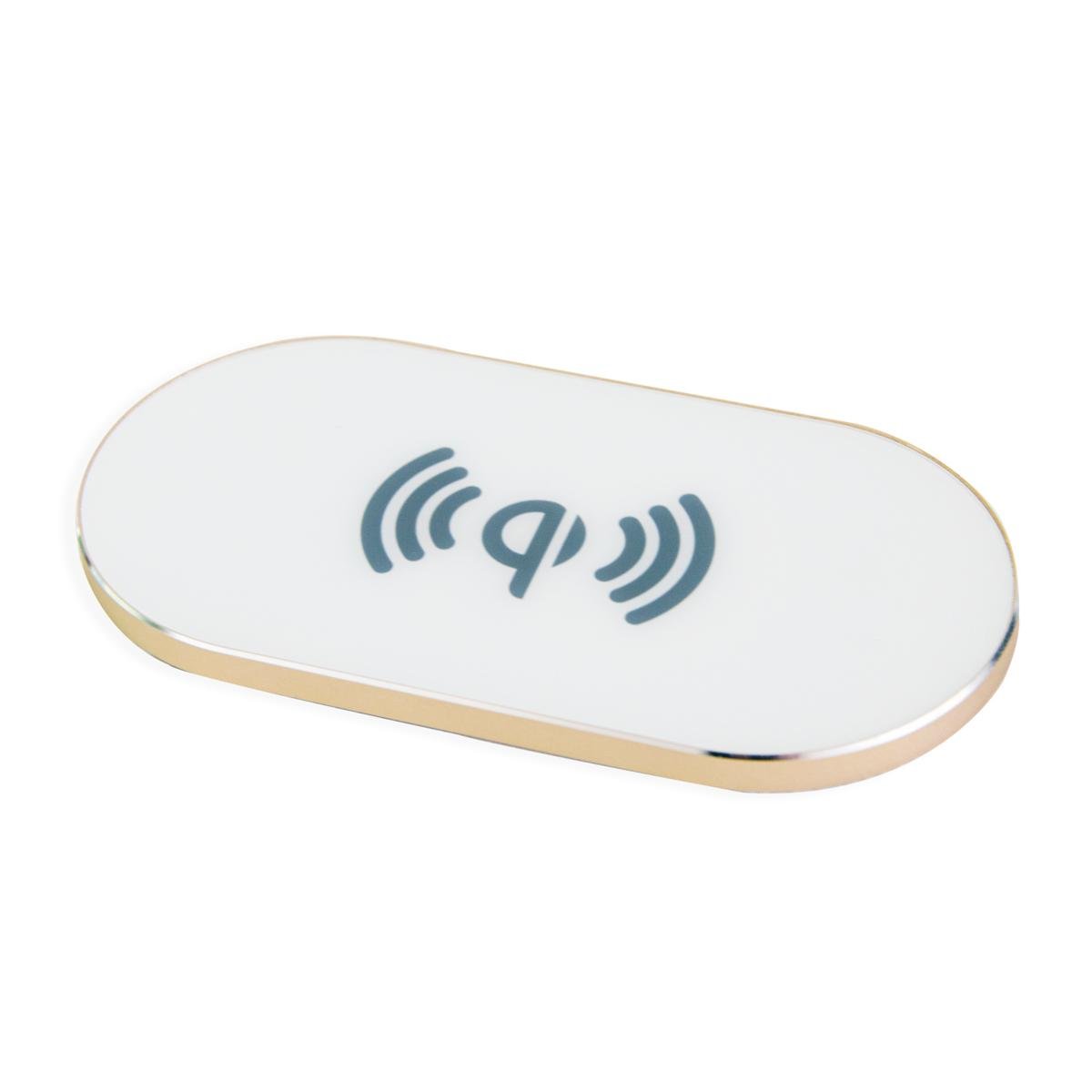 Бездротова зарядка для телефона Awei - W2 wireless charge Біло-золотистий (1009353-White) Бездротова зарядка для телефона Awei - W2 wireless charge Біло-золотистий (1009353-White)