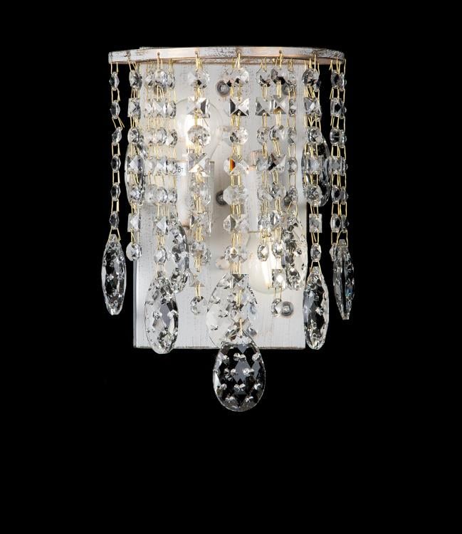 Хрустальное бра Ray B81011/2 WT+GD (IR005338)