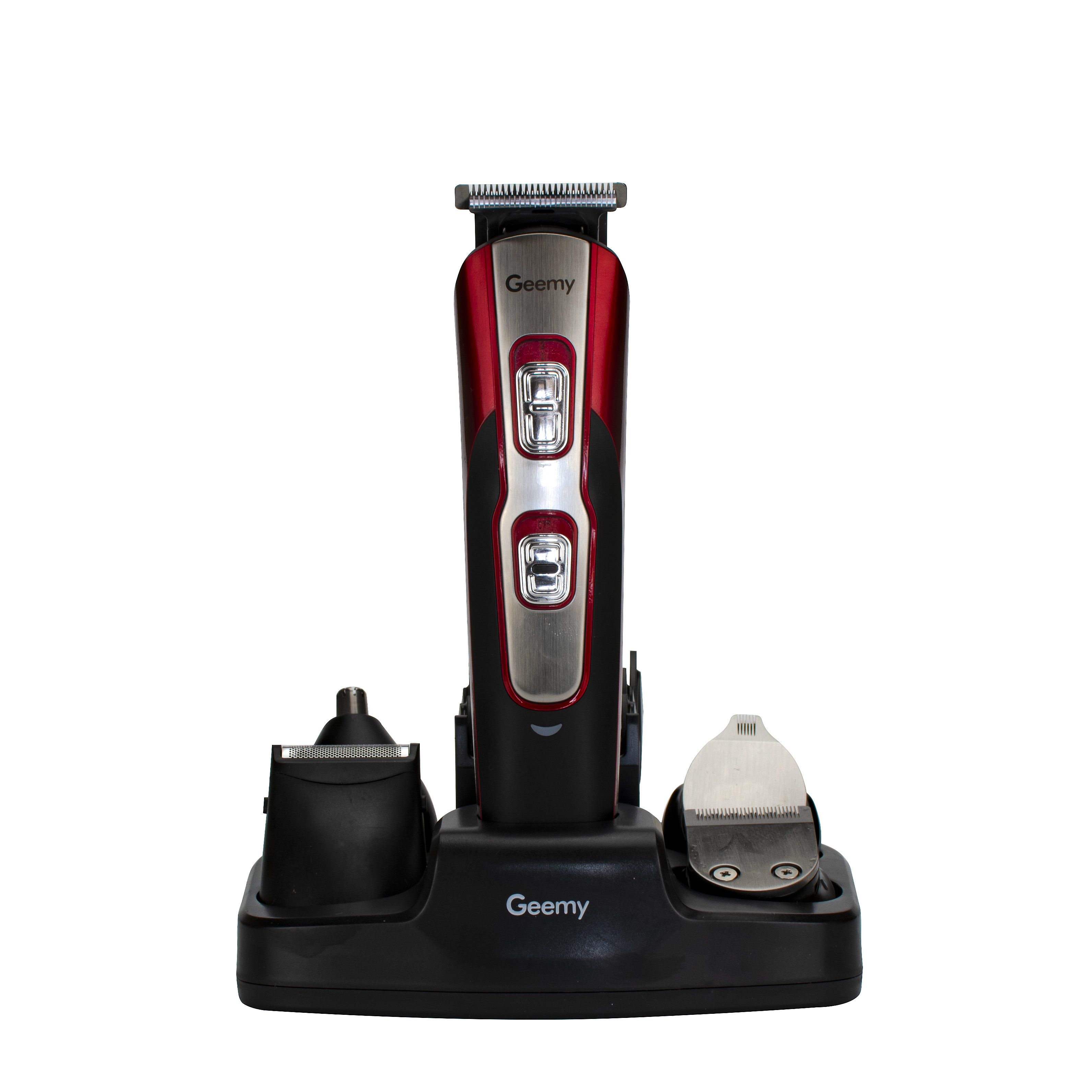 Набір для підстригання 10-в-1 Geemy GM-592, Black-Red - фото 2 Набір для підстригання 10-в-1 Geemy GM-592, Black-Red - фото 2