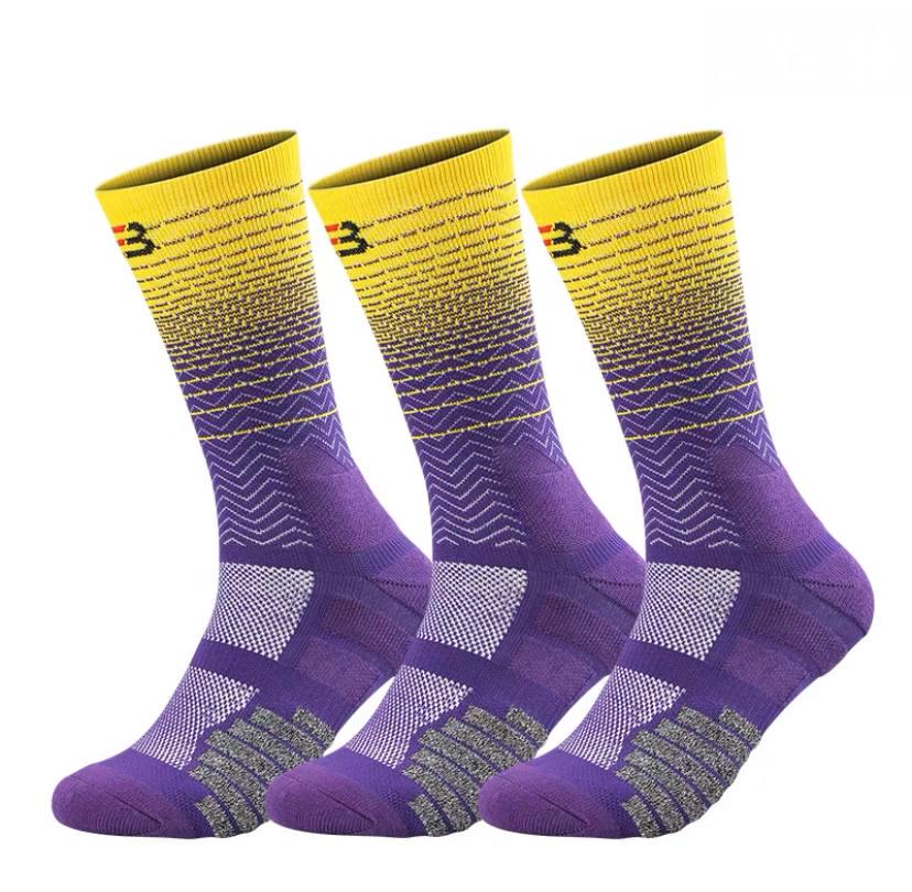 Носки спортивные Super Elite р. 38-45 3 пары Фиолетовый