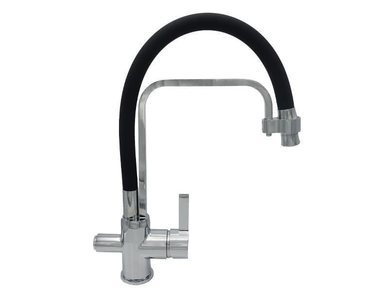 Смеситель для мойки MILLZ под фильтр гибкий гусь Черный (RS-B.2405.0002)