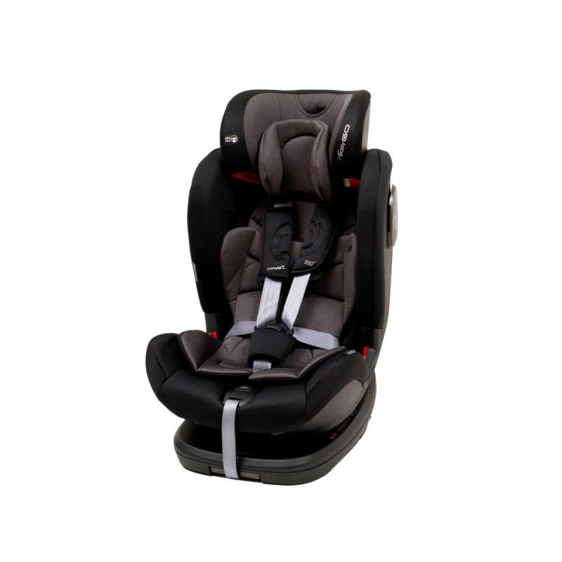 Автокрісло EasyGo Convert група 0+/1/2/3 0-36 кг із системою Isofix Чорний