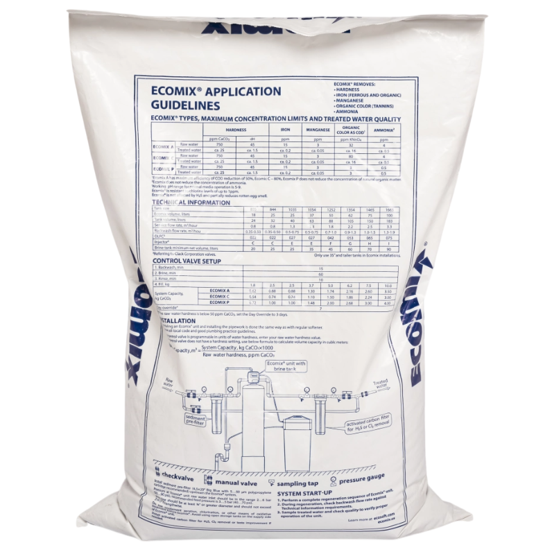 Фильтрующая засыпка комплексной очистки воды Ecomix А 12 л (2741) - фото 2