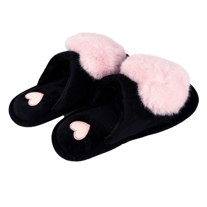 Тапочки комнатные женские меховые 10230-2 р. 37 23,5 см Черный - фото 4 Тапочки комнатные женские меховые 10230-2 р. 37 23,5 см Черный - фото 4