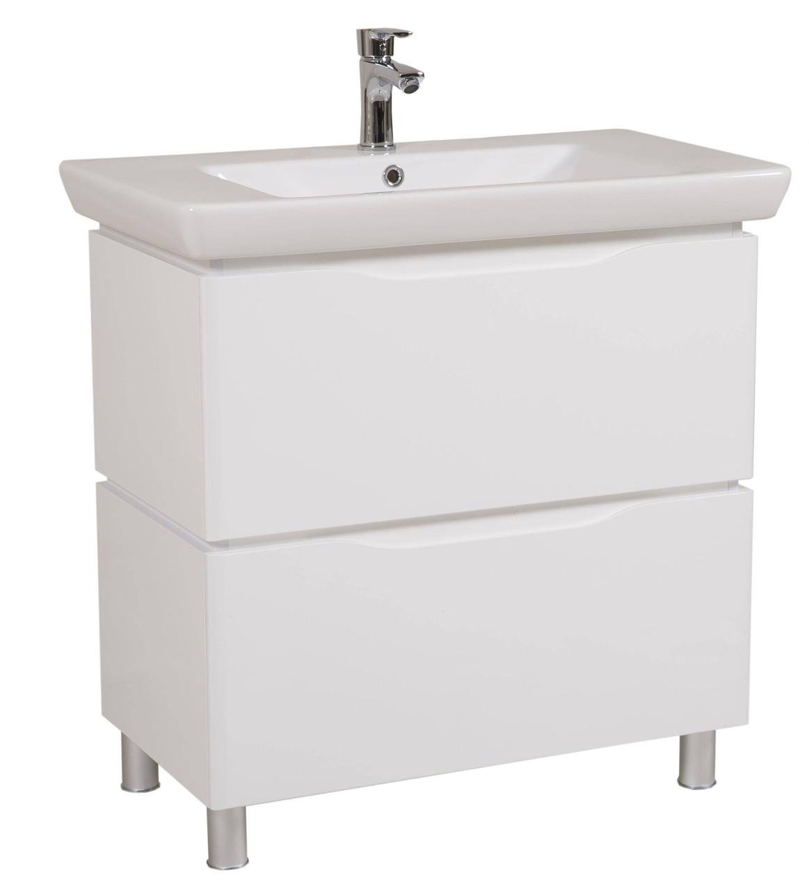 Тумба Венеция напольная c умывальником Порто 85 см Белый (1663654835) Тумба Венеция напольная c умывальником Порто 85 см Белый (1663654835)