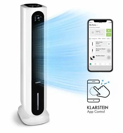 Охладитель воздуха KLARSTEIN Polar Tower Smart 7 л 85 Вт 4в1 (10035830)