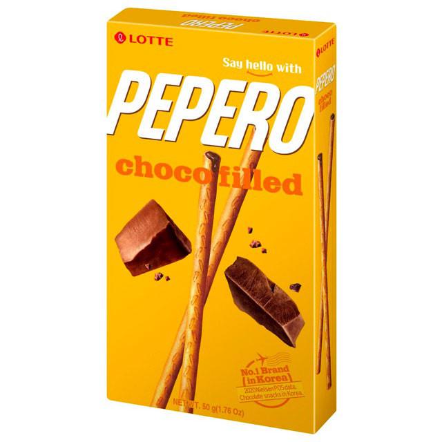 Соломка Lotte Pepero Choco Filled із шоколадною начинкою 45 г (20296908)